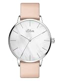 s.Oliver Damen Analog Quarz Armbanduhr mit PU Armband SO-3547-LQ