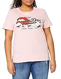 Superdry Womens VL Rising Sun Tee T-Shirt, Ballet Pink, 12