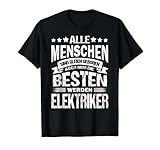 Herren Elektriker Spruch Elektroinstallateur Elektromonteur Geselle T-S