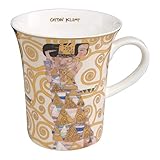 Goebel - Die Erwartung - Künstlerbecher - Henkelbecher - Bone China Porzellan - Gustav Klimt 0,4