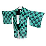 Dämonentöter Cosplay Badeanzug Frauen 3 Stück Shinobu Kocho Kimetsu Kein Yaiba Kimono Agatsuma Zenitsu Bikini Beach Anime Badebekleidungs-Badeanzug-Vertuschung Set (Color : C, Size : XL)