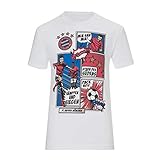 FC Bayern München FCB T-Shirt Graphic Comic Gr. L