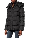 Marc O'Polo Damen 70117, Kapuzenjacke mit Daunen-Federn-Füllung, Black 990, 38