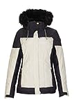 Killtec Damen Embla Skijacke Mit Abzippbarer Kapuze Und Schneefang, Offwhite, 42