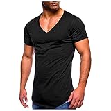 Herren T-Shirt Sommer Rundhals Casual Fashion Bedrucktes Vintage T-Shirt Slim Fit Tee Regular Fit Kurzarm Shirt Basic Männer T-Shirt Crew Neck Jungen Kurzarmshirt O-Neck Kurzarm Sleeve Top