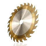 qinggw 1 stück TCT 160mm 165mm 185mm Holzsägeblatt TiCn beschichtete Kreissägeblatt 24/40/48 / 80t Schneidscheibe Hartmetallsäge Schneidscheibe (Größe : 160x20x2.3x48T)