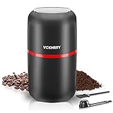 VCKHRRY Kaffeemühle 300w Elektrische Kaffeemühle 120g Kapazität Getreidemühle Bohnen Nüsse Gewürze Körner Dichtung Abdeckung 304 Edelstahl Klingen Multi-Way Einfach Zu B