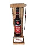'Personalisierbar mit Ihrem Wunschtext' Eiserne Reserve mit einer Flasche Ramazzotti 0,70L incl. Bügelsäge zum aufschneiden des Gitter - Das lustige Geschenk