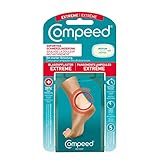 Compeed Blasenpflaster Sport für die Ferse – Hydrokolloid-Pflaster für extra starken Schutz bei Blasen an den Fersen, 5er Pack