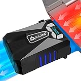 KLIM Cool Universaler Kühler für Spielekonsole Laptop PC – Hochleistungslüfter für Schnelle Kühlung - USB Warmluft-Abzug Blau[ Neue 2021 Version ]