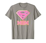 Superman Super Mom Pink T-S