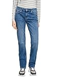 s.Oliver Damen Regular Fit: Straight Leg-Jeans medium Blue 42.30