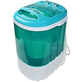 Syntrox Germany A+ 3,8 Kg Waschmaschine mit Schleuder Campingwaschmaschine Mini W