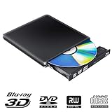 Externe Blu Ray CD DVD Laufwerk 3D, Tragbar USB 3.0 USB Type C Bluray CD DVD RW Rom Player für PC MacBook iMac Windows 2