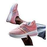 VESNIBA Damen Turnschuhe Slip On Walking Tennis Schuhe Athletic Mesh Laufschuhe Leichte Tennis Casual Mode Jogging Sport Sneaker Herren UK-Größe 6 A10 R