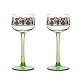 Rekaf Kawaii Elsässer Stil Kleiner Mann Glas Weinglas Nordischer Stil Süßes Weinglas Grüner Pol Kleines Weinglas Großes Rotwein- oder Weißweinglas 180