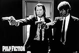1art1 Pulp Fiction - John Travolta Und Samuel L Jackson Poster 91 x 61