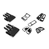 xushi 2 Set Autozubehör: 1 Set Set Vorderseite Side Lüftungsauslasslasche Clips & 1 Set Luftabluftabdeckung Innentürgriff Trimmung