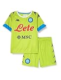 SSC NAPOLI Kit Gara Torwart-Set für Kinder, Away 2020/21, Unisex, für Kinder 8 Jahre Verde L