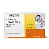 Vitamin B-Komplex-ratiopharm Hartkapseln: Kombipräparat zur gezielten Vitaminversorgung bei Mehrbedarf an B-Vitaminen, 120 Kap