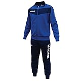 Givova Herren Visa Trainingsanzug, Mehrfarbig (hellblau/blau), XL