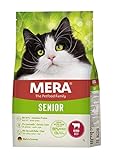 MERA Cats Senior Rind, Trockenfutter für Sensible Katzen, getreidefrei & nachhaltig, Katzentrockenfutter mit hohem Fleischanteil, 2 kg