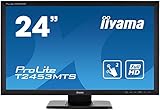 iiyama Prolite T2453MTS-B1 59,8 cm (23,6') VA LED-Monitor Full-HD 2 Punkt Multitouch optisch (VGA, DVI, HDMI, USB2.0) schw