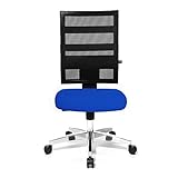 Topstar X-PANDER Bürodrehstuhl - zweifarbig, mit Netzrücken - schwarz/blau - chaise chaise de bureau chaise ergonomique chaises chaises de bureau chaises ergonomiques siège siège de bureau sièg