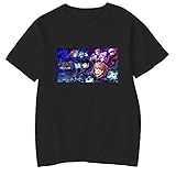 SUSSURRO Frauen Jujutsu Kaisen Shirt Fushiguro Friends Shirts Yuji Itadori T-Shirts Satoru Tops Anime Tees(s Gruppe Schwarz)