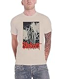 Slipknot T Shirt Sid Photo Band Logo Back Print Nue offiziell Herren S