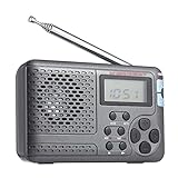 Release Tragbares Radio AM/FM/SW-Taschenradio mit LCD-Bildschirm Multiband-Digital-Stereo-DSP-Radioempfäng