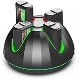 Jelava 4x1300mAh Xbox Controller Akku, Kompatibel mit Xbox Series X,Xbox Series S,Xbox One,Xbox One X/S/Elite Controller, Xbox Akku Kit mit Ladestation & USB C Kab