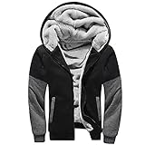 CCSMILE Football Jacke Winterjackee Weihnachtsmantel Winterjacke mit Fell Pelzmantel Winterjacke Herren Wasserdicht Herren Winterjacken Reduziert Laufjacke Reflek