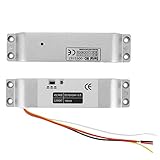 Magnetisches Türschloss, geringer Stromverbrauch Robustes elektrisches Falltürschloss DC12V Aluminiumlegierung für Metalltüren Sicherheitstüren, Brandschutztü