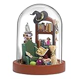 F Fityle DIY Puppenhaus Miniatur Kit & Spielzeug, Holz Puppenhaus Möbel mit, Mini Scale Handmade Doll House für Kreatives Geburtstagsgeschenk - Style2