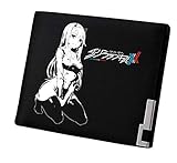 WANHONGYUE Darling in The FRANXX Anime Bifold Brieftasche Kunstleder Schlanke Geldbörse Portemonnaie Kreditkartenhülle /3
