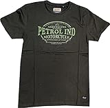 Petrol Industries Herren T Shirt Forest Green Frontprint M-3010-SP-TSR100, Größe:L