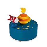 Janod - Spieldose aus Holz Galaxy - Kinderzimmer-Deko - Ab 3 Jahren, J04670