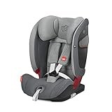 GB GOLD Kinder-Autositz Everna-Fix, Für Autos mit ISOFIX , Gruppe 1/2/3 (9-36 kg, Ab ca. 9 Monate bis ca. 12 Jahre, London Grey, 619000351