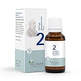 PFLÜGER Schüßler Salze Nr. 2 Calcium phosphoricum D12 - 15g Globuli - Das Salz der Knochen und Zähne - lak