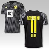 PUMA BVB Auswärtstrikot Erwachsene Saison 2021/22, Größe:XL, Spielername:11 R