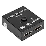 Kadimendium Splitter, Long Distance Support 4K Switcher für Laptops für Projek