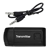 bansd TV-Computer Universal-Audiosender Audioadapter Drahtloser Audiosender Plug-and-Play 3,5-mm-S