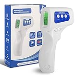 Kinbontop Fieberthermometer kontaktlos, Infrarot Digitales Thermometer für Erwachsene, Kinder und Kleinkinder mit Hochtemperaturalarm und sofortigen, genauen Messw