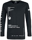 Xbox Ready to Play Männer Langarmshirt schwarz L 100% Baumwolle Fan-Merch, Gaming