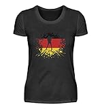 Biathlon Deutschland T-Shirt | Geschenk für Wintersportfans Damen S