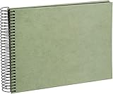 Goldbuch Hanf Smoke Green 24x17 40 Seiten Spiralalbum 20747