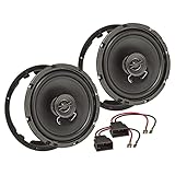 tomzz Audio 4037-004 Lautsprecher Einbau-Set kompatibel mit Mitsubishi ASX Mirage Space Star Outlander Pajero165mm Koaxial System TA16.5