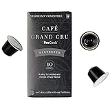 ProCook Cafe Grand Cru Kaffee Kapseln - Ristretto - 6 Box - 60 Kapseln - vollständig recycleb