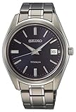 Seiko Herren Analog Quarz Uhr mit Metall Armband SUR373P1